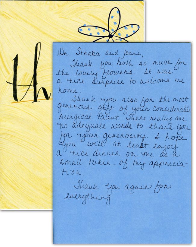 Thank you again for everything - Thank You Card