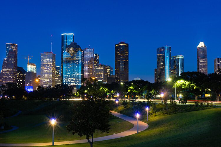 Houston Skyline at Night