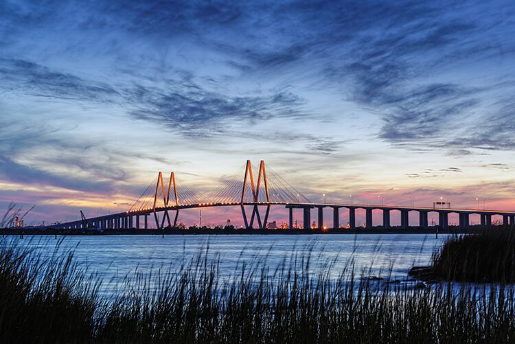 Houston Bridge in the Morning